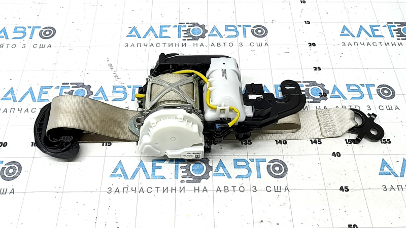 Passenger seat belt BMW 5 G30 17-23 Elfenbein-Weiss, dry-cleanable