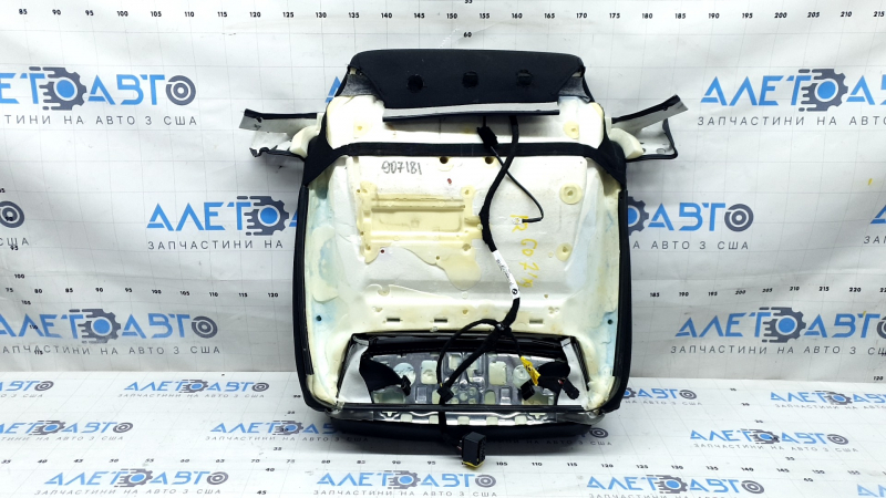 BMW X7 G07 19-22 passenger seat cushion upholstery in Vernasca, Schwarz, Sport leather, heated