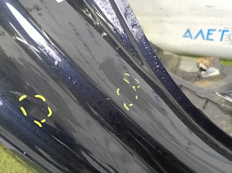 Quarter wing rear right Audi A4 B9 17-25 on the body, blue, bumpers