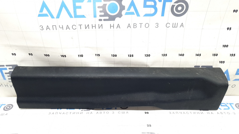 Ford Mustang mk6 15-23 black inner left door sill trim, scratches, broken mount