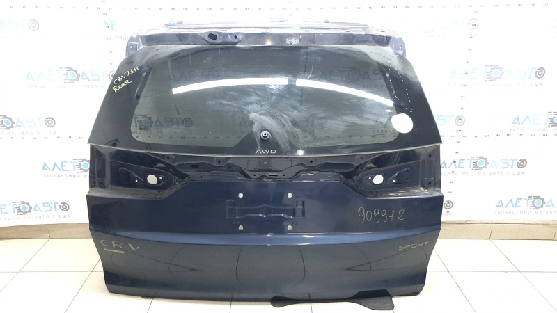 Bare tailgate with glass for Honda CRV 23-26 blue B640M, tinted, scratches on glass