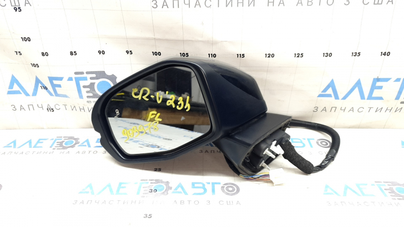 Left side mirror assembly for Honda CRV 23-26, 8-pin, turn signal, heated, BSM, scuffs, scratches