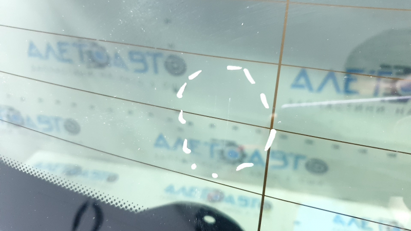 Bare trunk door with glass, upper part of BMW X5 G05 19-26 graphite C27, bumps, scratches on the glass