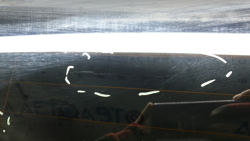 Bare trunk door with glass, upper part of BMW X5 G05 19-26 graphite C27, bumps, scratches on the glass
