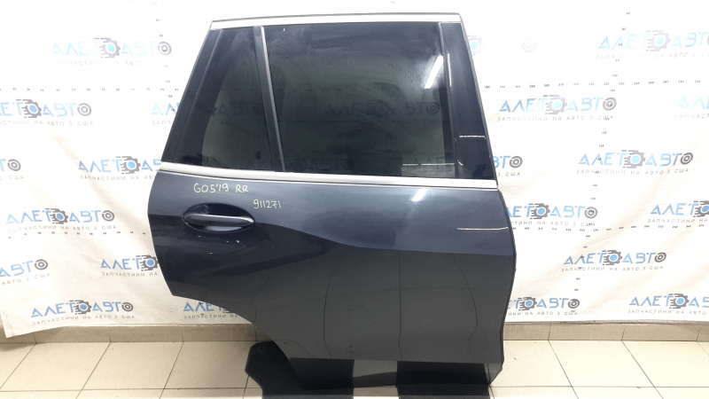 Rear right door assembly for BMW X5 G05 19-26, tinted, keyless, white 300