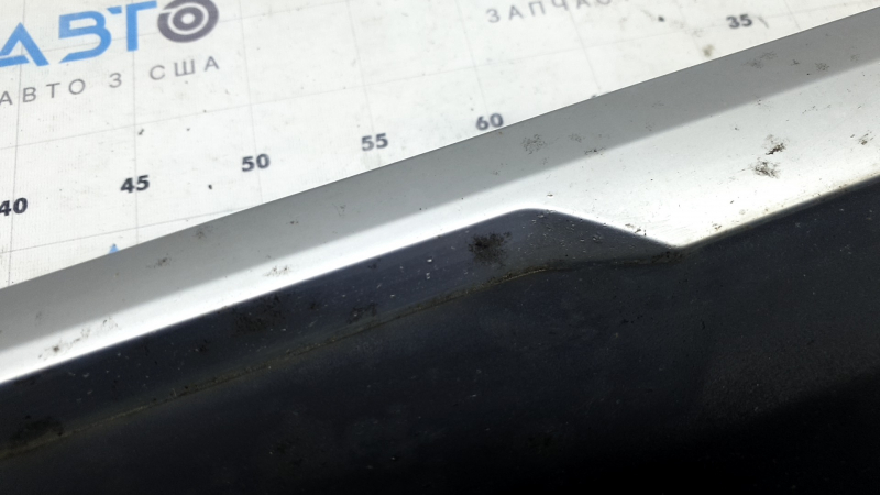 Left side sill for BMW X5 G05 19-23 with lighting and molding, X-Line, texture, scratches, scuffs, chips