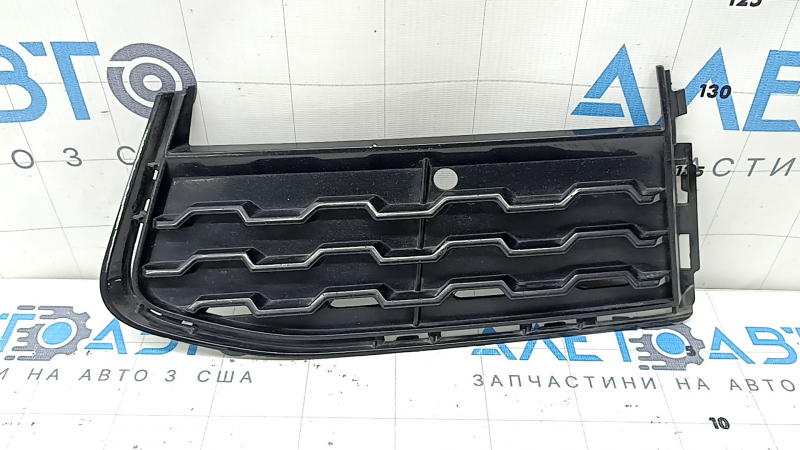 Lower grille front bumper left BMW 7 G11 G12 16-19 M-Sport, closed, black gloss, sand