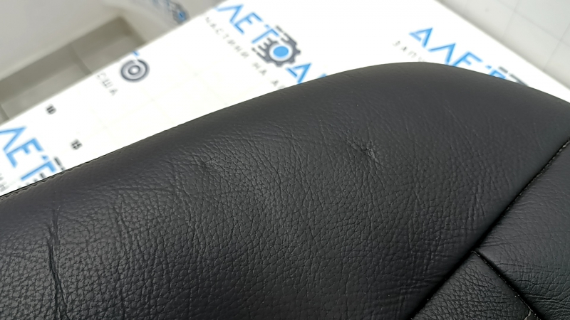 Rear seat cushion for BMW 7 G11 G12 16-22, black leather, heated, wrinkled