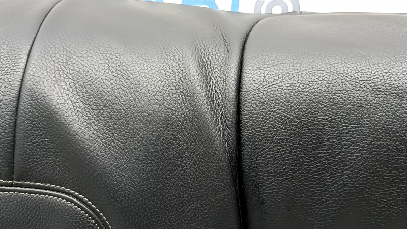 Rear seat cushion for BMW 7 G11 G12 16-22, black leather, heated, wrinkled