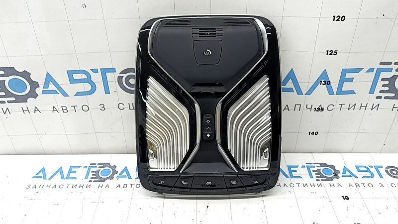 Front light for BMW 7 G12 16-19 with panoramic headlights and gesture control, black, with trim