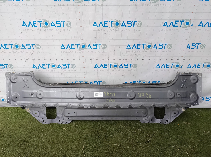 Rear panel Mercedes GLS-class X166 13-19 3 parts, on the body