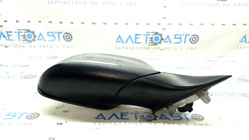 Right side mirror BMW 3 F30 4D 13-18 USA, 5 pins, matte mount, turn signal, silver, scratches