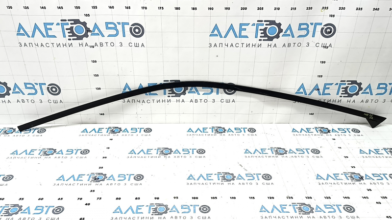 Upper door molding, front right Subaru Forester 25-26, black matte, curved