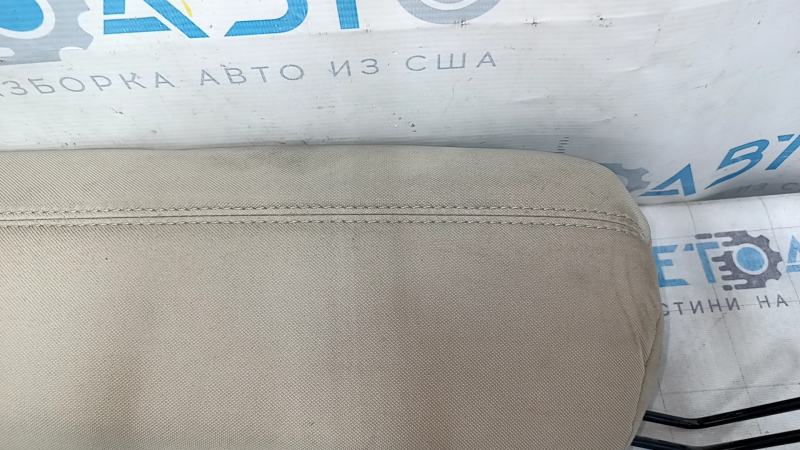 Left rear seat side trim for Hyundai Sonata 15-17, beige fabric, dry-cleanable