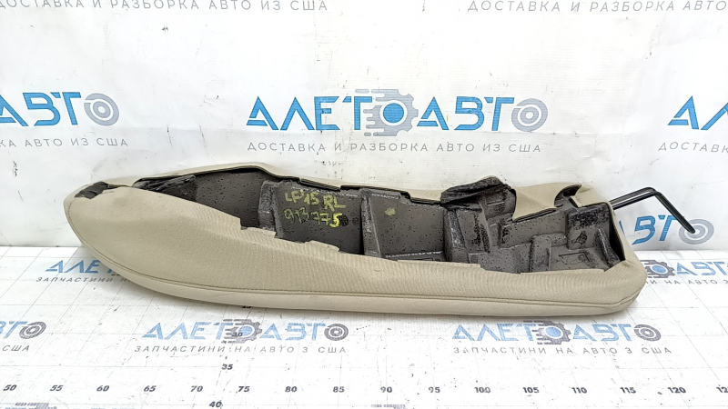 Left rear seat side trim for Hyundai Sonata 15-17, beige fabric, dry-cleanable