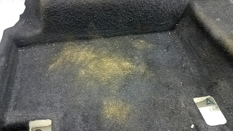 Rear floor covering for Mercedes X247 GLB 20-26, black, dry-cleanable
