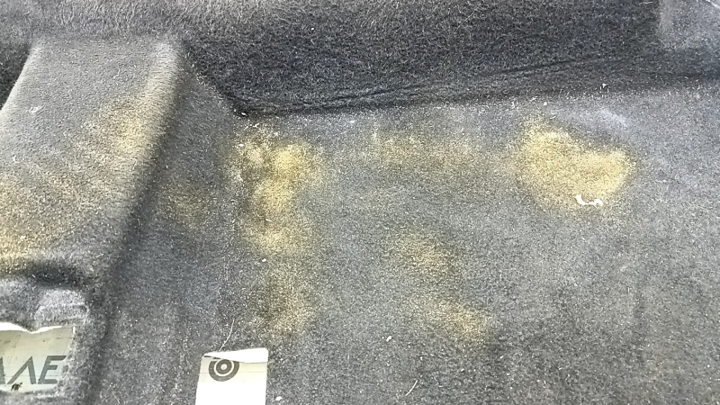 Rear floor covering for Mercedes X247 GLB 20-26, black, dry-cleanable