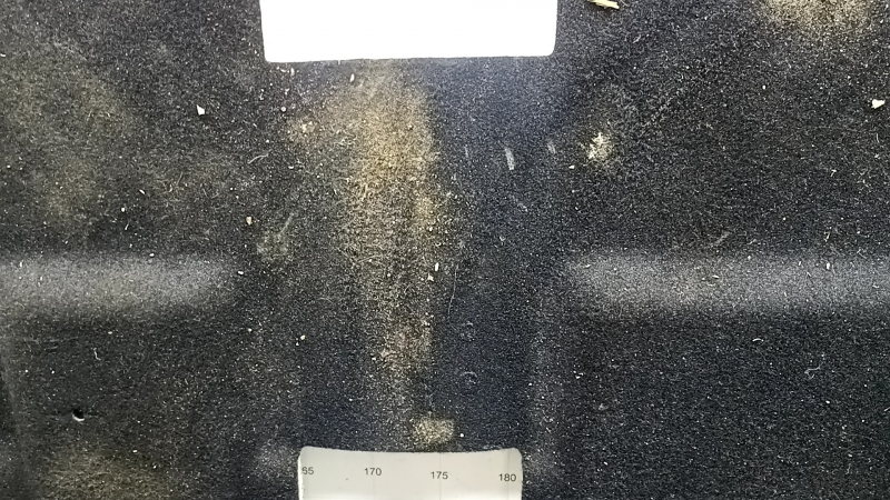 Rear floor covering for Mercedes X247 GLB 20-26, black, dry-cleanable