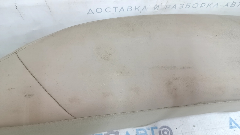 Left rear seat side trim for Kia Optima 11-15 USA, beige leather, rusty fasteners, dry cleanable