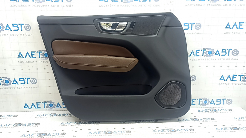 Door trim, front left, Volvo XC60 18-26, black, armrest, black Nappa leather, Bowers & Wilkins, for seat memory, for cleaning, broken fasteners