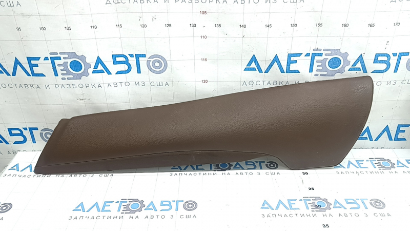 Volvo XC60 18-26 2nd row seat side bolster, left, brown leather