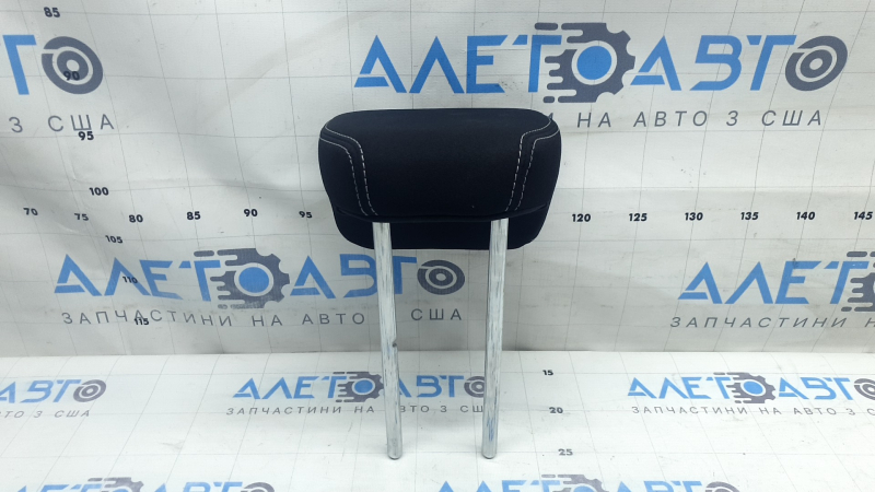 Rear center headrest for Ford Escape MK4 2023-2026, black fabric, white stitching