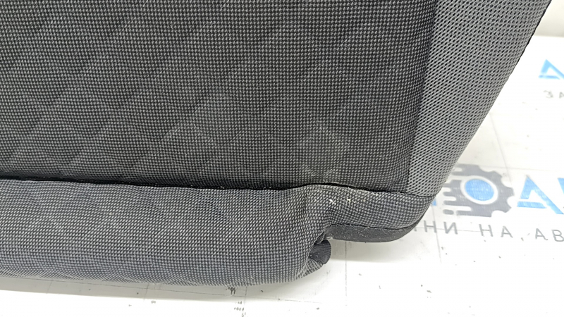 Right rear seat cushion, 2nd row, VW Tiguan 18-21, black leather, perforated, for cleaning