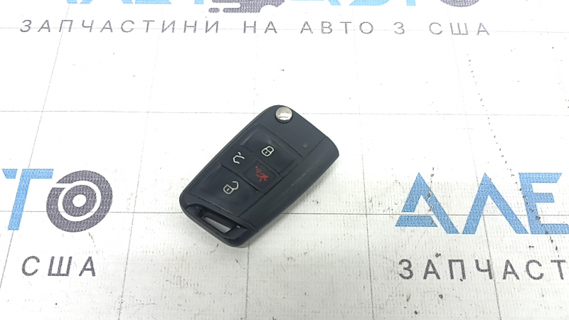 VW Tiguan 18-20 keyless, 4-button, matte finish, no emblem, scratches