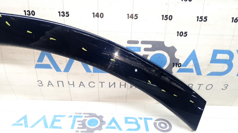 Rear right fender arch trim for Audi Q7 16-19 on body for R18-R20, blue, scratches