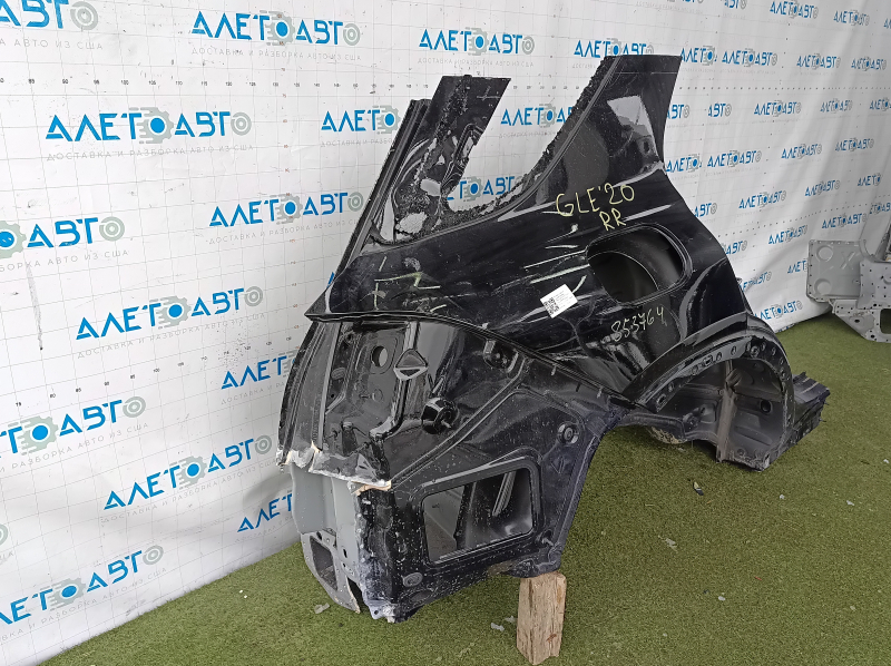 Quarter wing rear right Mercedes W167 GLE 350 450 20-24 on the body, black, pokes