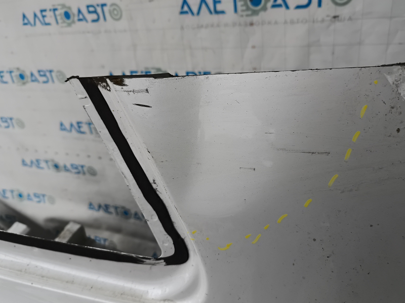 Quarter wing rear left Volvo XC90 16-25 on the body, white, butt
