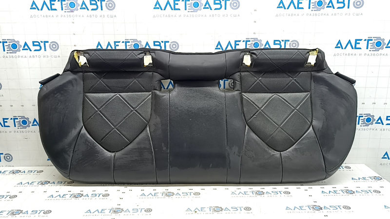 Rear seat cushion, 2nd row, Toyota Camry v70 18-19, black leather, perforated, for cleaning