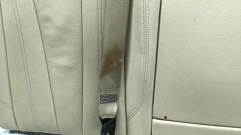 Right rear seat backrest for Audi A4 B9 17-19, beige leather, heated, with seat belt and armrest, for cleaning