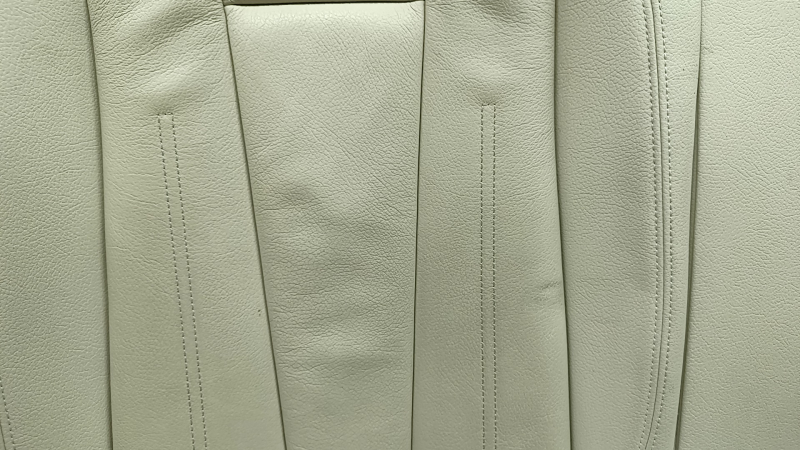 Right rear seat backrest for Audi A4 B9 17-19, beige leather, heated, with seat belt and armrest, for cleaning