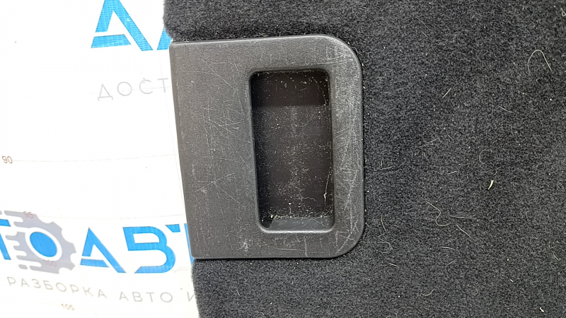 Lincoln Corsair 20-26 trunk floor, black, needs cleaning, scratches on the handle