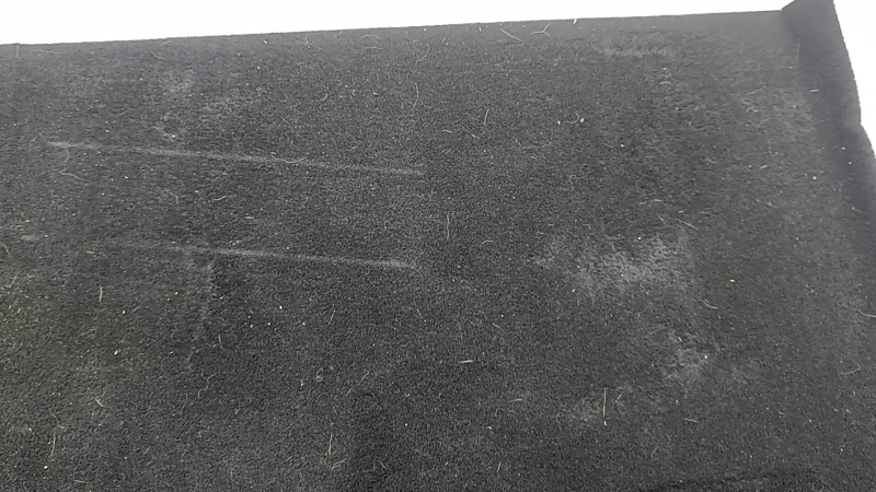 Lincoln Corsair 20-26 trunk floor, black, needs cleaning, scratches on the handle