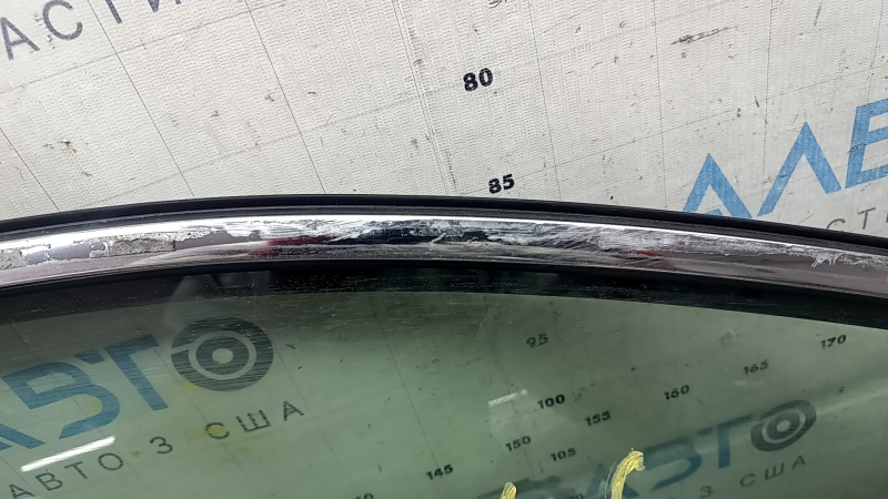 Kia Niro 17-22 keyless front right door assembly, blue C3U, adhesive on the upper molding