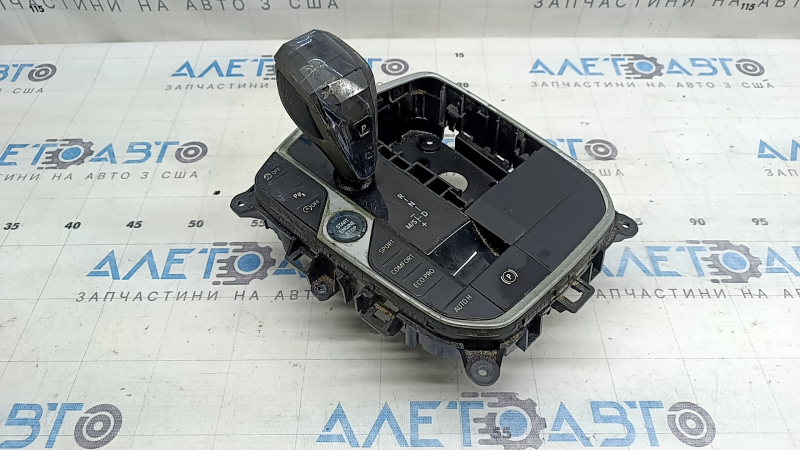 BMW 3 G20 19-22 gearshift lever assembly with knob and buttons, bumper, chrome defect