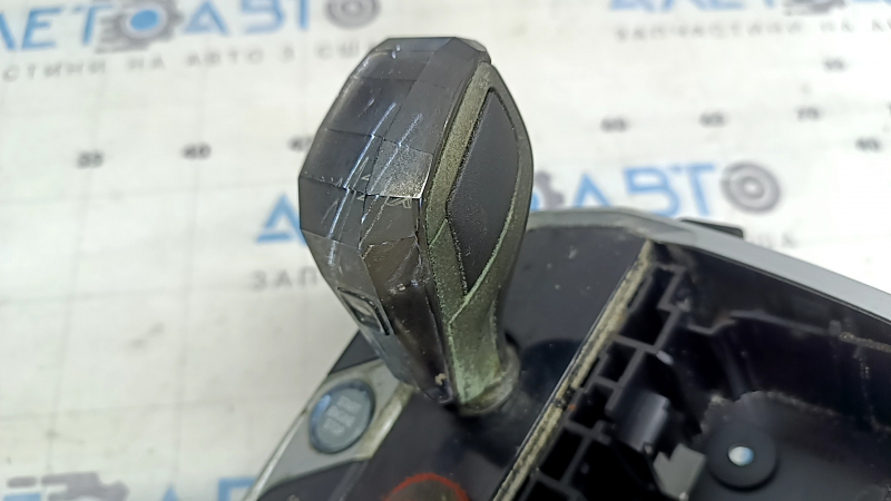 BMW 3 G20 19-22 gearshift lever assembly with knob and buttons, bumper, chrome defect