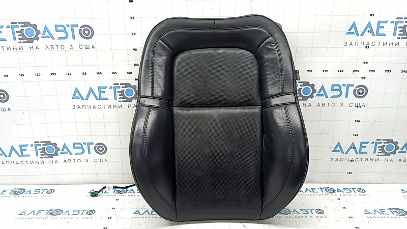 Lincoln Corsair 20-26 driver's seat back upholstery, black leather, perforated, heated, ventilated