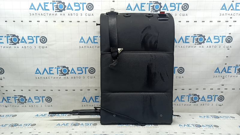 Left rear seat back for BMW X3 F25 11-17, black leather, with seat belt, heated, dry-cleanable