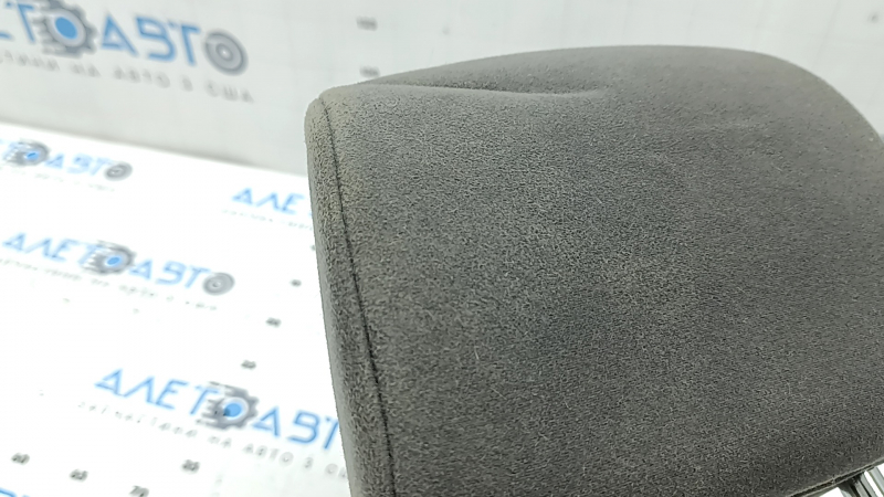 Rear left headrest Toyota Prius 30 10-15 velor, dark gray, crushed, for cleaning