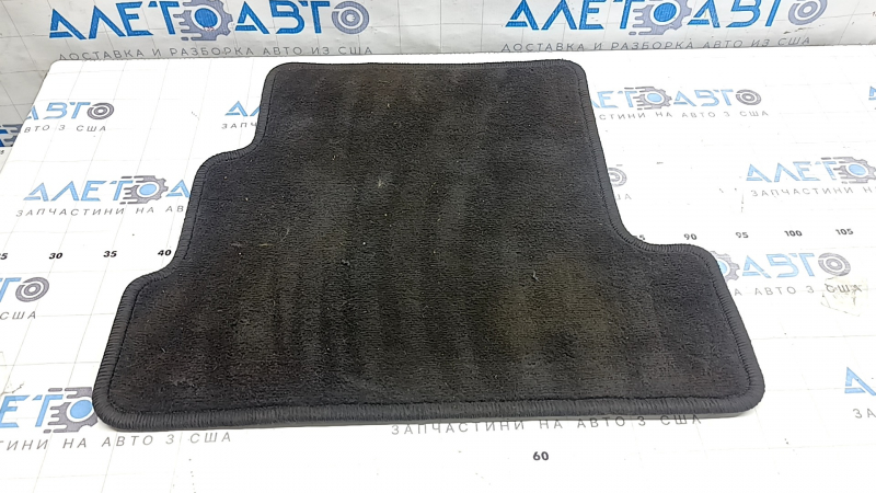 Rear left fabric floor mat for Ford Escape MK3 13-19 black, for cleaning