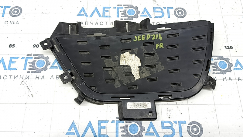 Right front bumper grille for Jeep Grand Cherokee WL 22-24 without parking sensors under fog lights