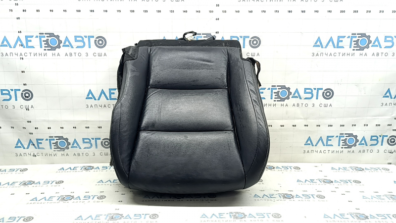 Driver's seat cushion cover for Toyota Rav4 16-18, black leather, Limited, heated