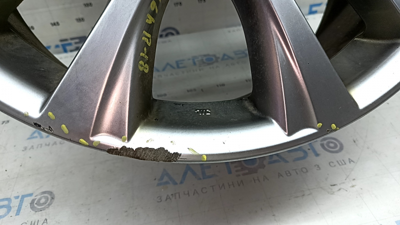 Wheel rim R18x7.5J Toyota Rav4 16-18 curb