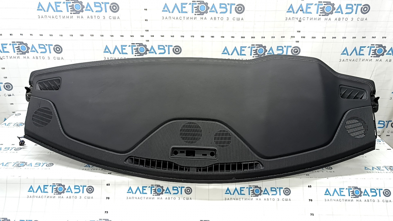 Front dashboard with Airbag for Jeep Grand Cherokee WL 21-26 PHEV, black, gray stitching, with trim and frame
