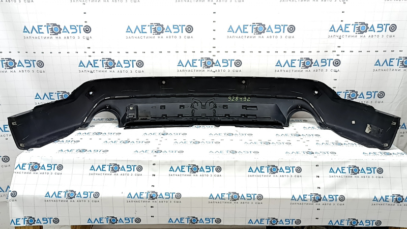 Ford Edge 19-24 rear bumper lip for parking sensors, without tow hook and hitch, structure, scratches