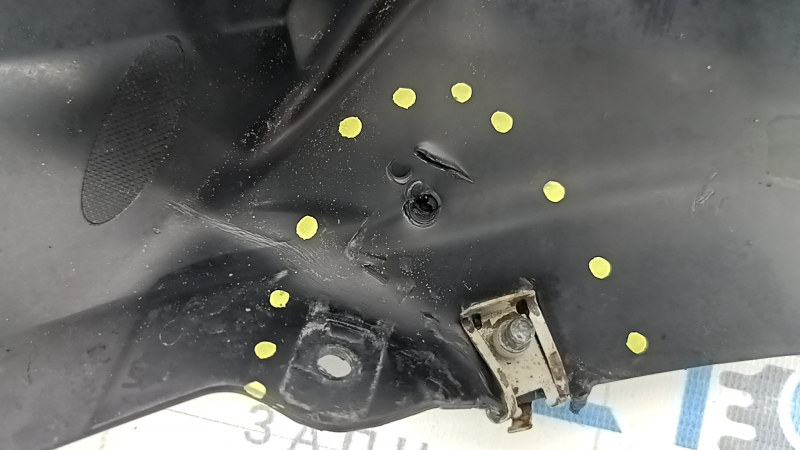 Infiniti QX50 19-20 front bumper lip: structure, scratches, dented, torn