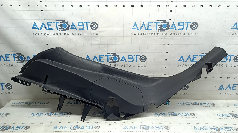 Door sill trim, inner rear left, Mercedes H247 GLA 20-26, black, with plug, worn